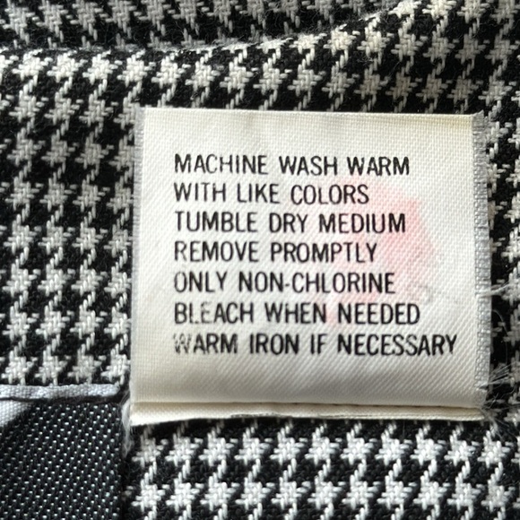 Vintage Sunshine Starshine houndstooth dress, size 10 - Picture 7 of 10